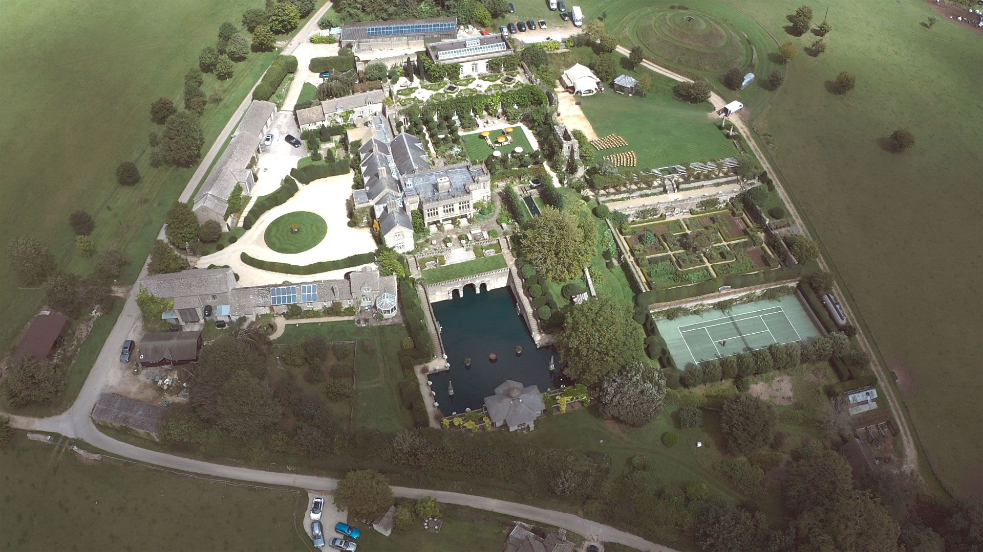 Arial Photo of the Euridge Manor Estate