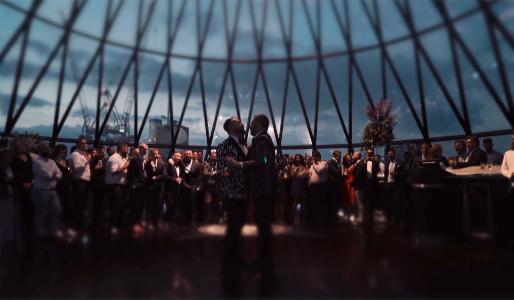 London Gay Pride Wedding at Searcys at the Gherkin