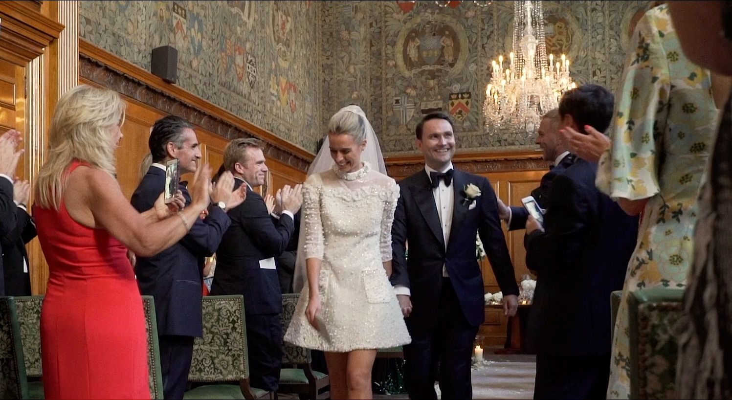 A Short Dress at The Ned London Wedding